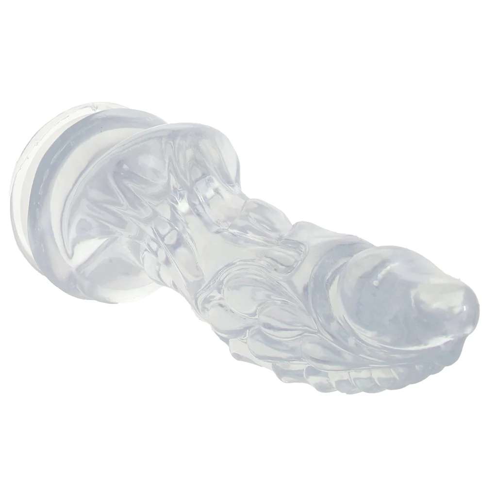 Crystal Jellies 8.5 Inch Invader Dildo in Clear - Image 2