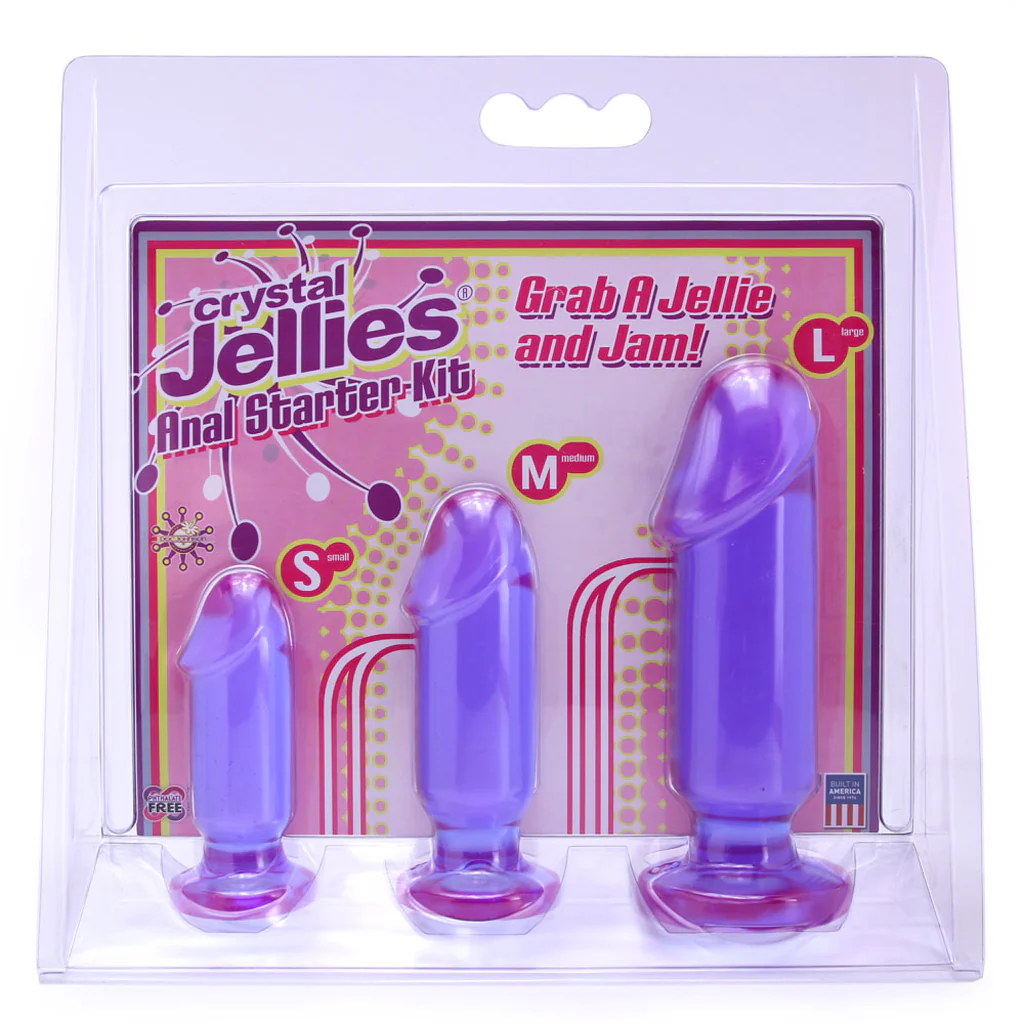 Crystal Jellies Anal Starter Kit in Purple - Image 6