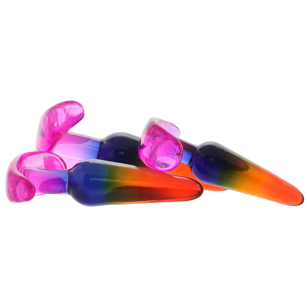 Crystal Jellies Anal Trainer Set in Rainbow - Image 7