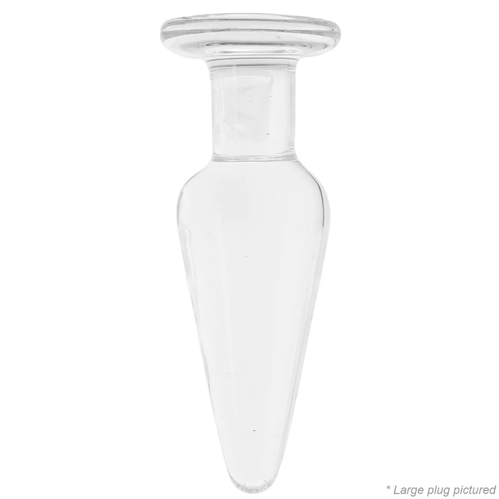 Crystal Premium Glass Tapered Anal Trainer Kit in Clear - Image 5
