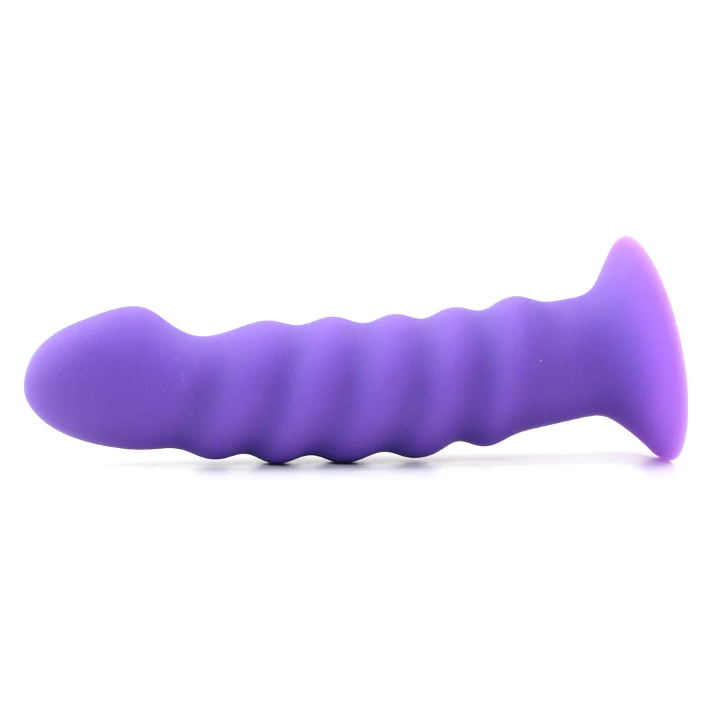 Kendall Silicone Dildo in Neon Purple - Image 3