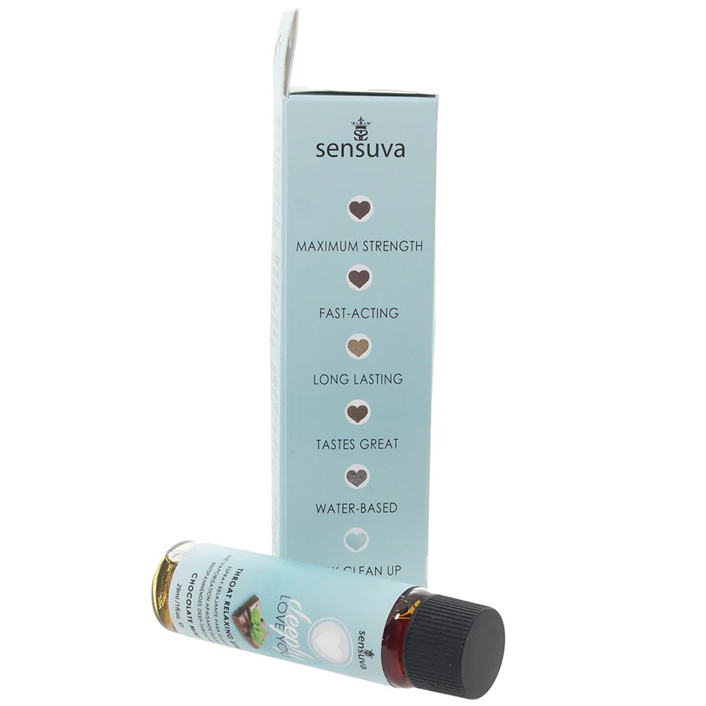 Deeply Love You Throat Relaxer 1oz/29ml in Chocolate Mint - Image 3