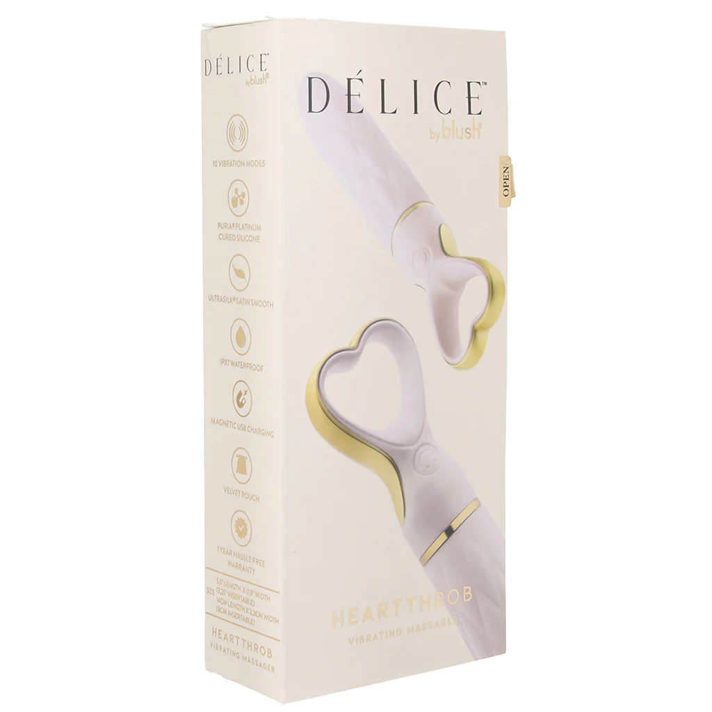 Délice Heart Throb Bullet Vibe in Lavender Love - Image 6
