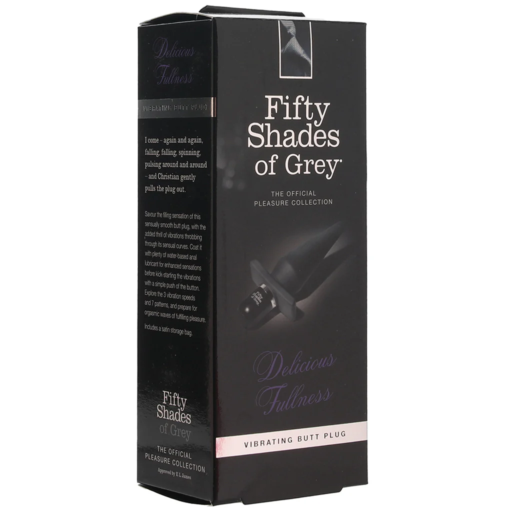 Delicious Fullness Vibrating Silicone Butt Plug - Image 6