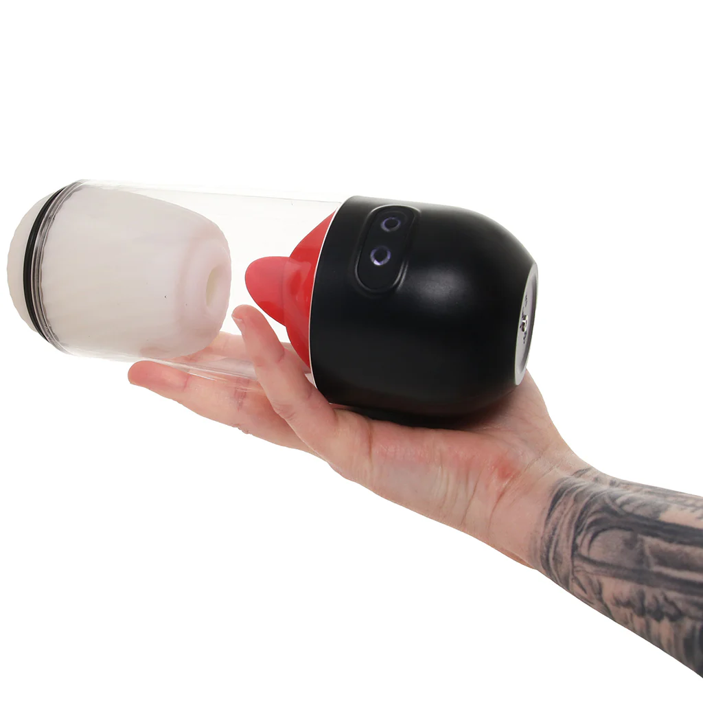 Delite Realistic Masturbator with Tongue Action - Image 4