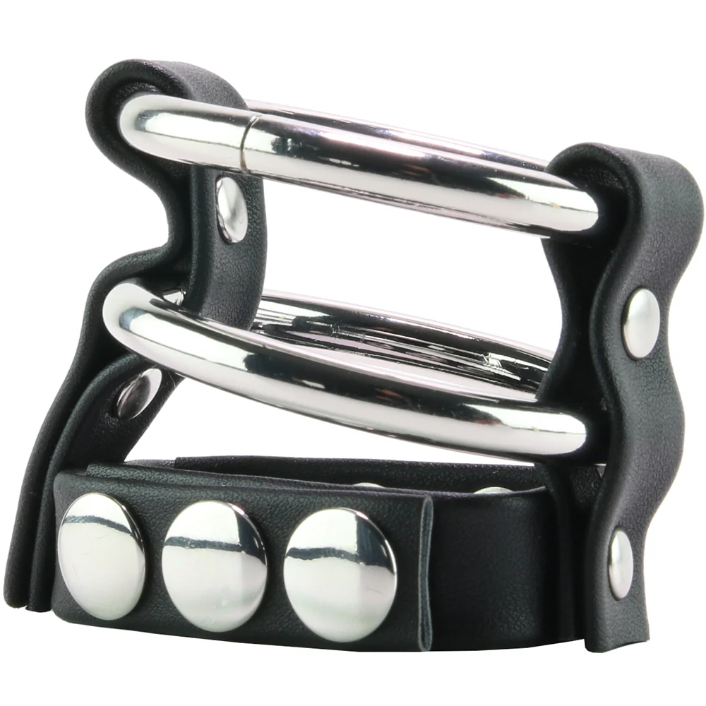 Blue Line Double Metal C-Ring with Adjustable Ball Strap - Image 3