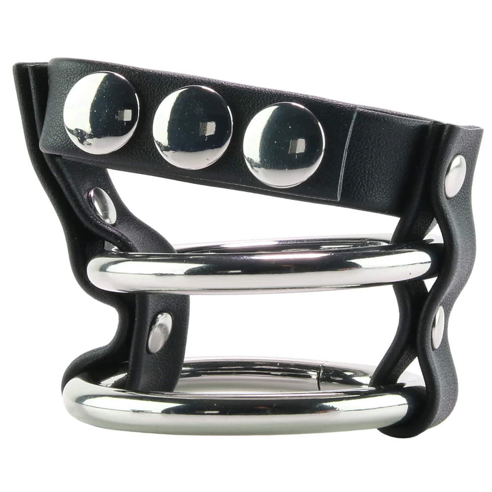 Blue Line Double Metal C-Ring with Adjustable Ball Strap - Image 4
