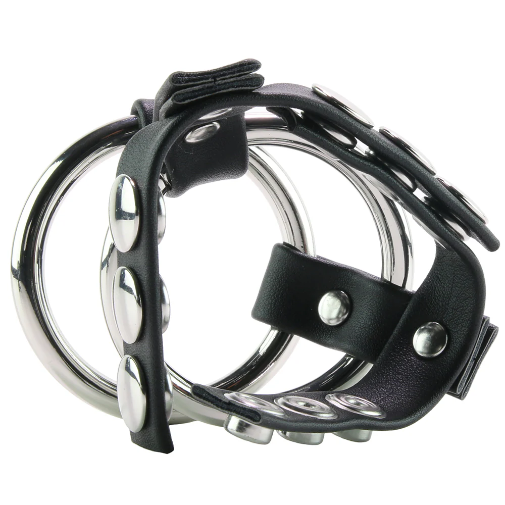 Blue Line Double Metal C-Ring with Adjustable Ball Strap - Image 5