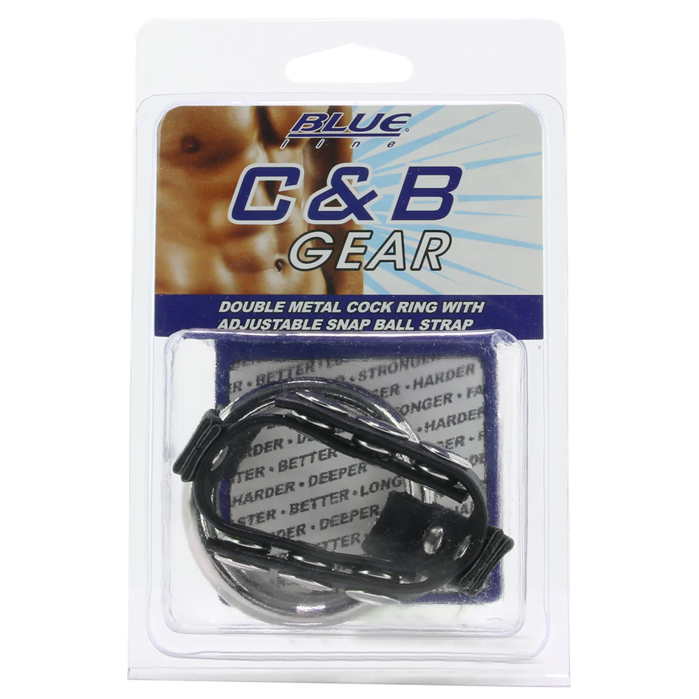 Blue Line Double Metal C-Ring with Adjustable Ball Strap - Image 6
