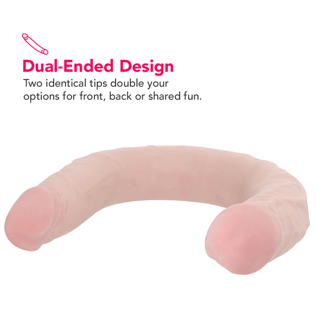 Dr. Skin+ 16.5 Inch Posable Silicone Double Dildo - Image 2