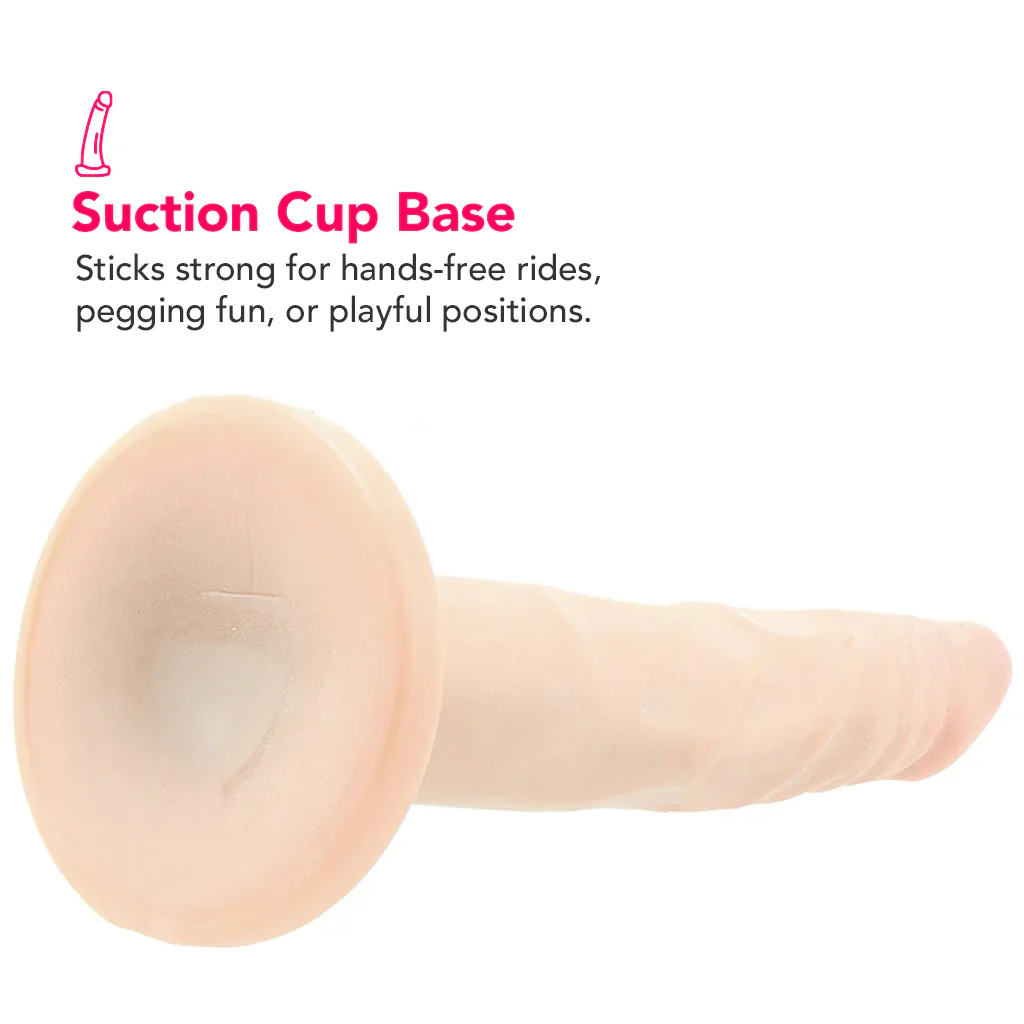 Dr. Skin 5 Inch Mini Cock in Beige - Image 5