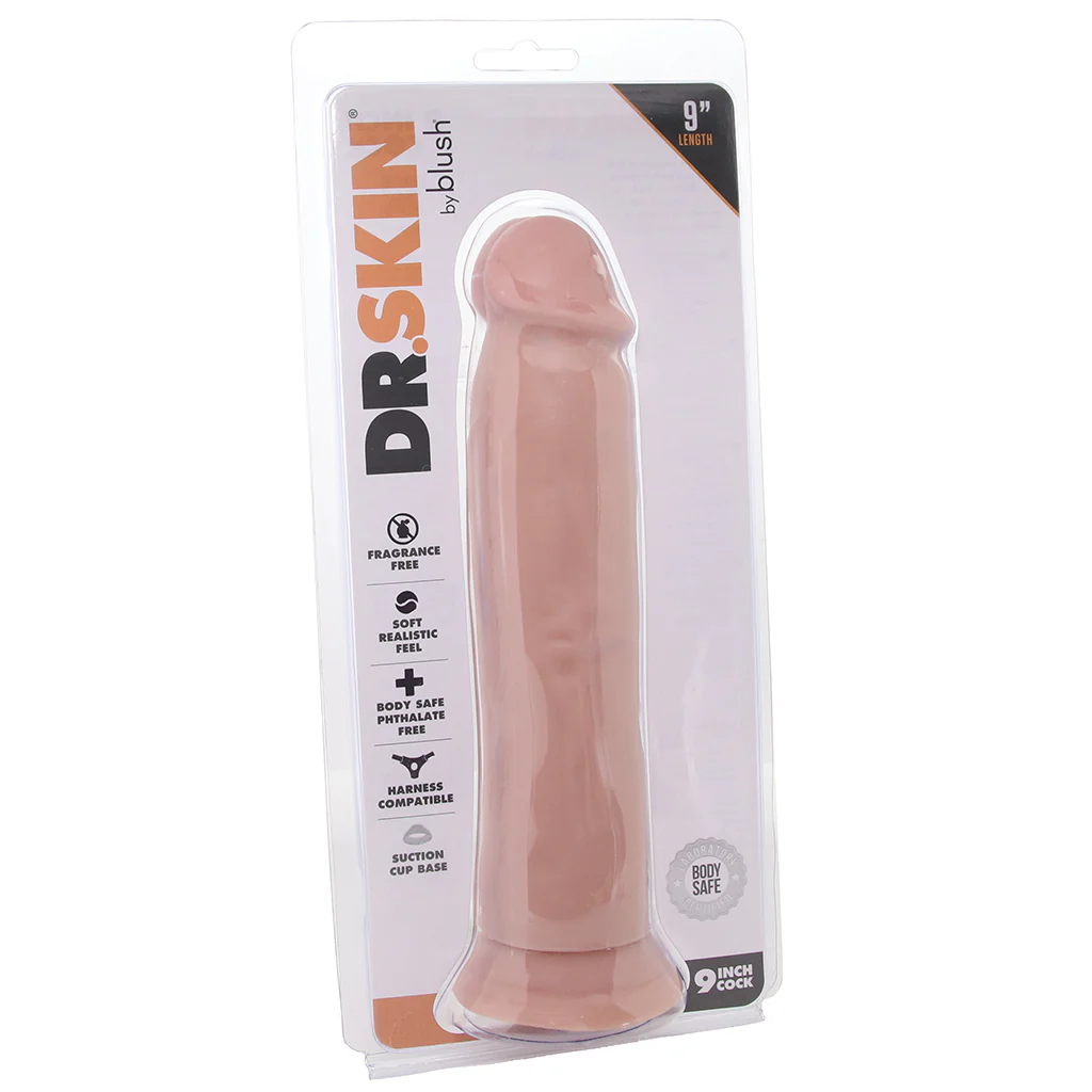 Dr. Skin 9 Inch Cock in Vanilla - Image 9