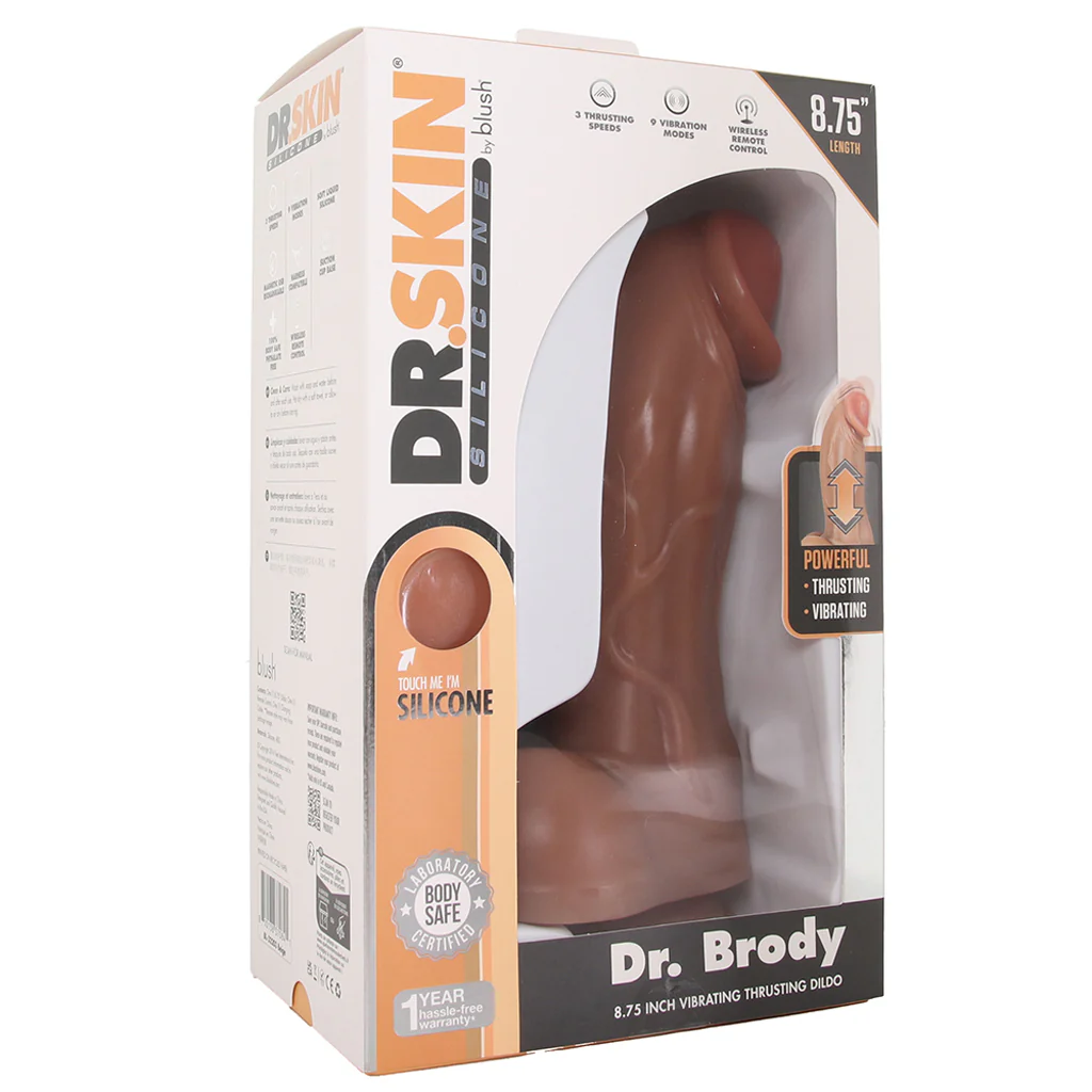 Dr. Skin Dr. Brody 8.75 Inch Thrusting Vibe - Image 6