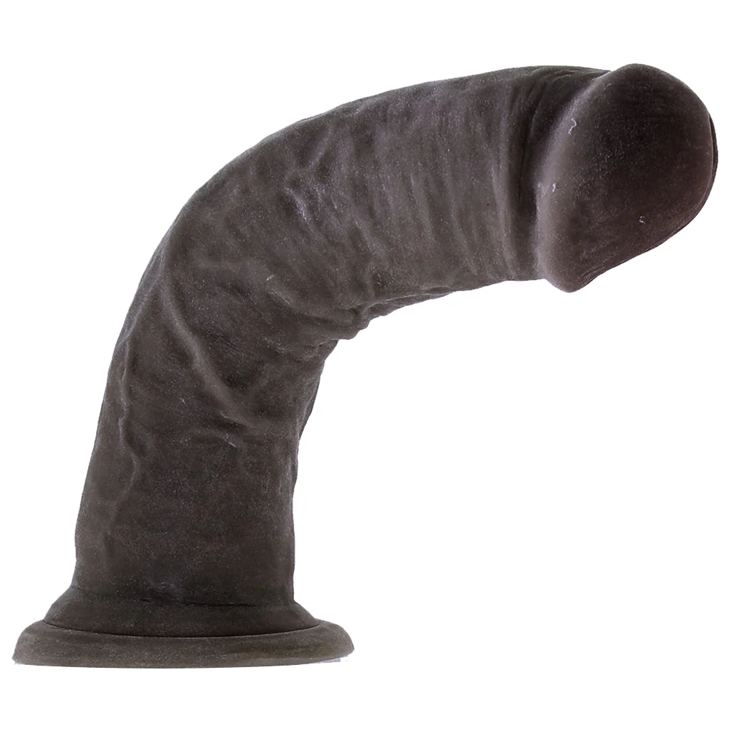 Dr. Skin Plus 8 Inch Thick Posable Dildo in Black - Image 3