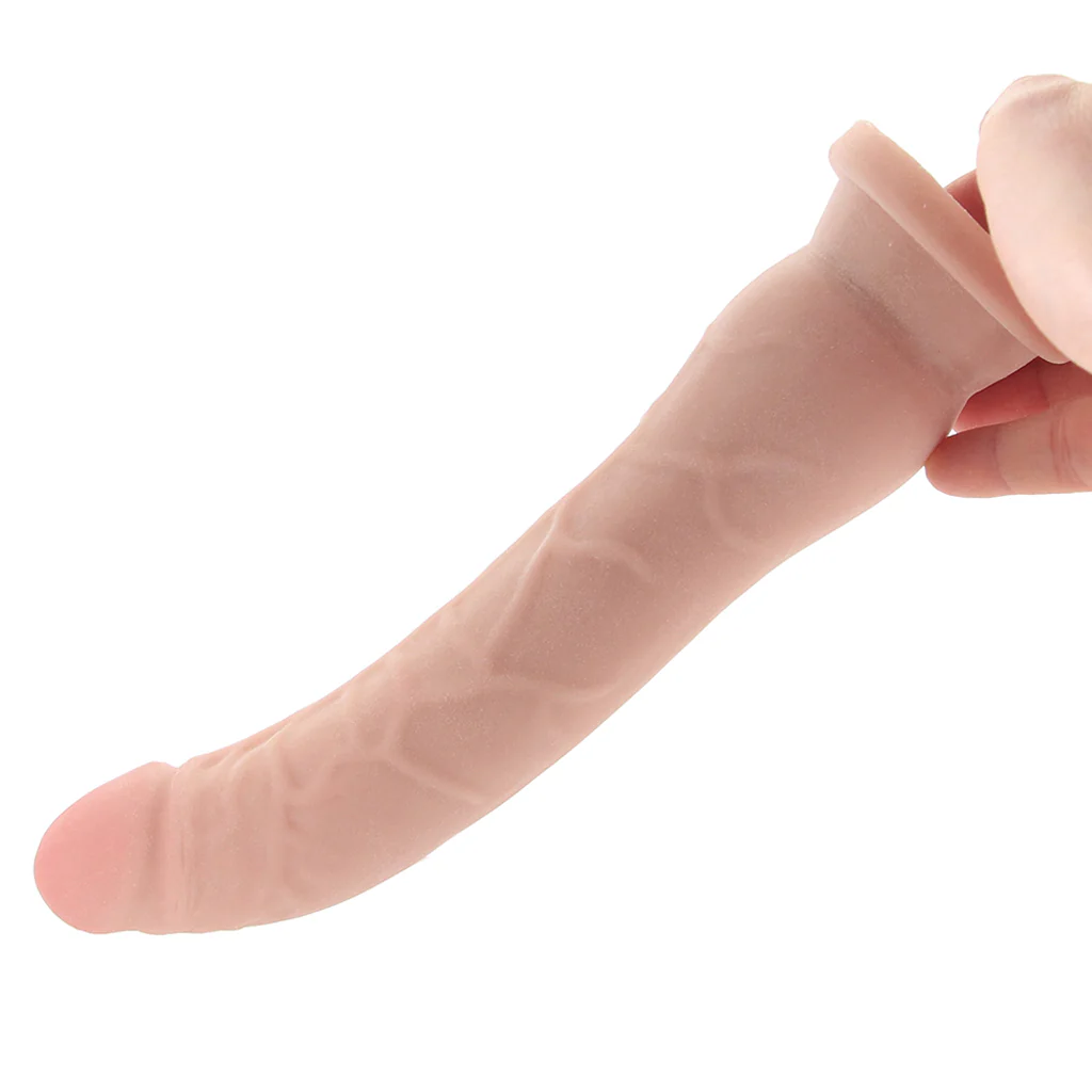 Dr. Skin Plus 9 Inch Posable Dildo in White - Image 4