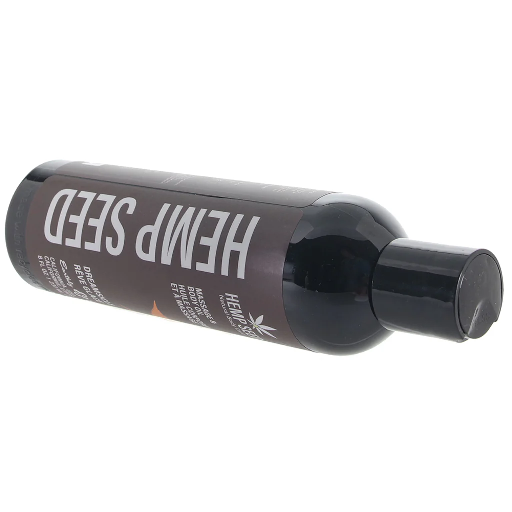 Hemp Seed Massage Oil 8oz/236ml in Dreamsicle - Image 2