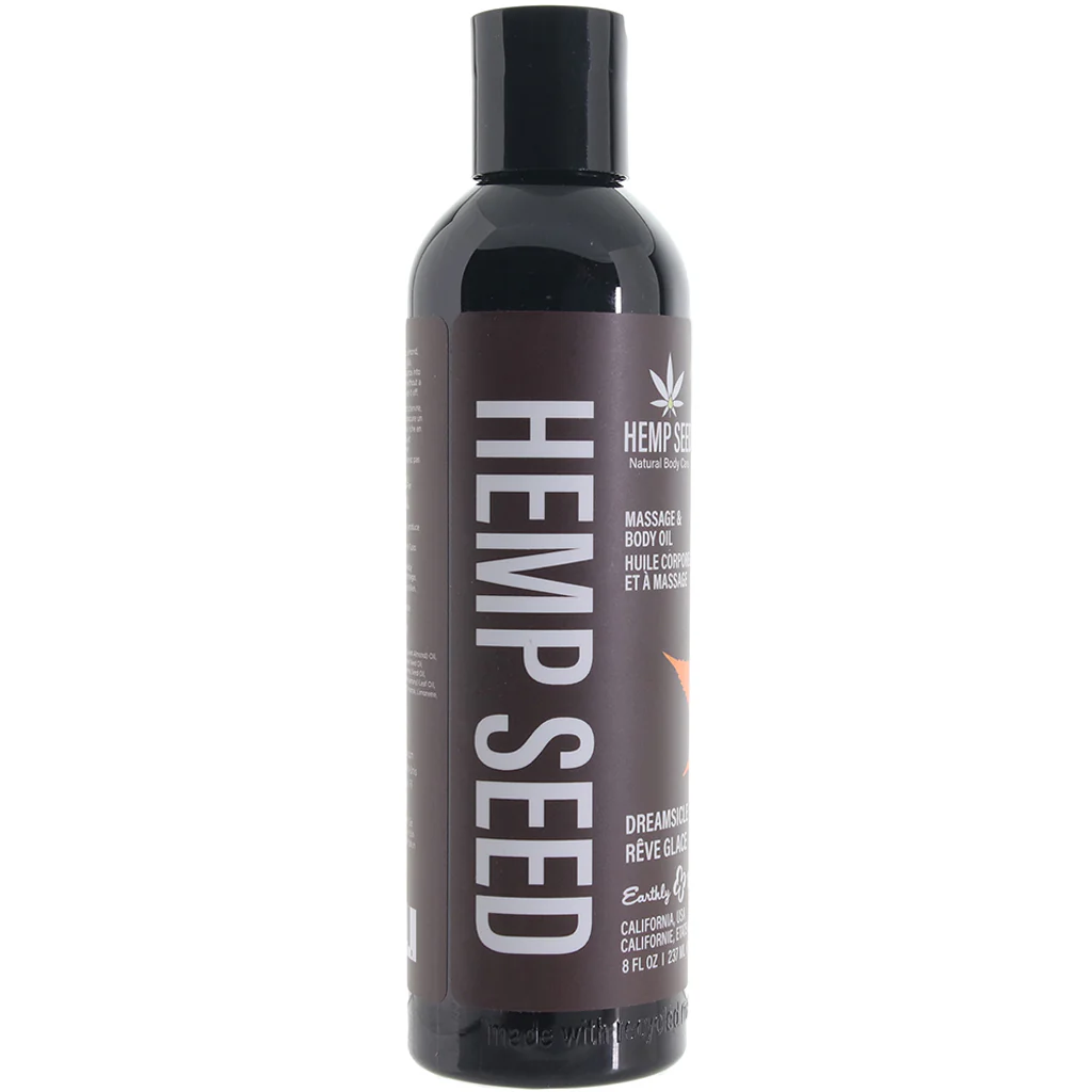 Hemp Seed Massage Oil 8oz/236ml in Dreamsicle - Image 3