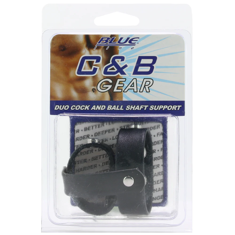 Blue Line Duo Cock and Ball Shaft Support Strap - Image 6