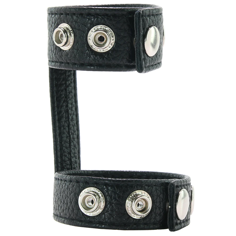 Blue Line Duo Snap Cock and Ball Ring - Image 4