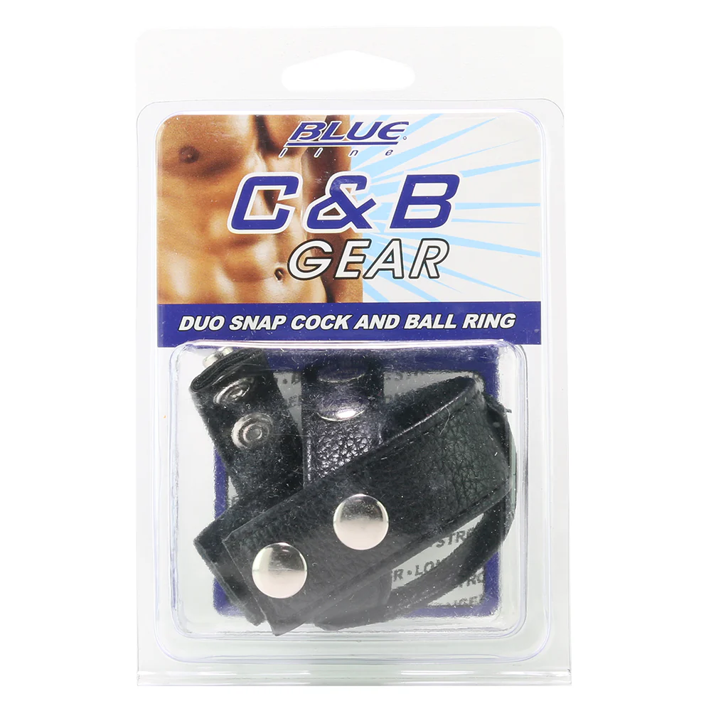 Blue Line Duo Snap Cock and Ball Ring - Image 6