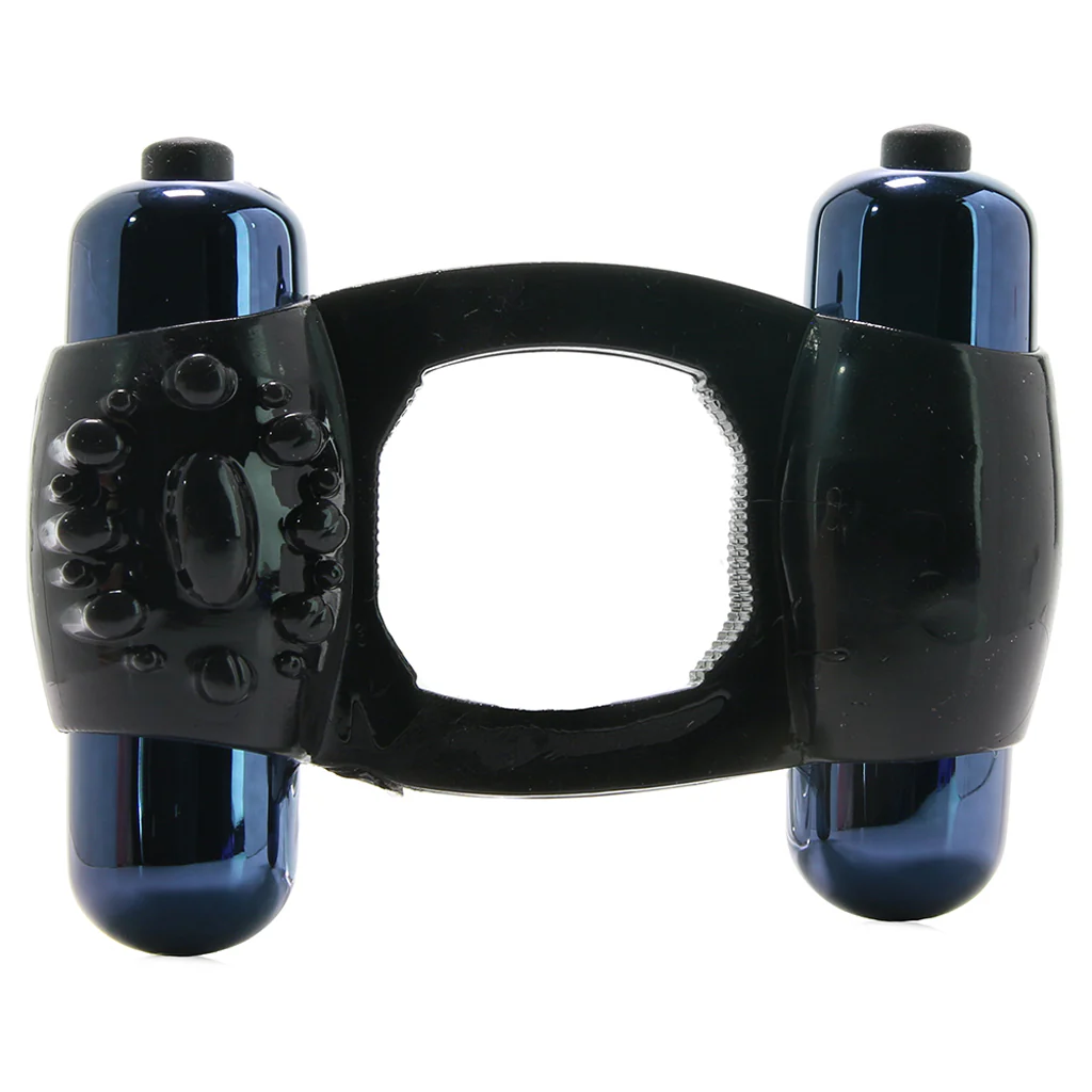 Duo-Vibrating Super Ring in Black - Image 3