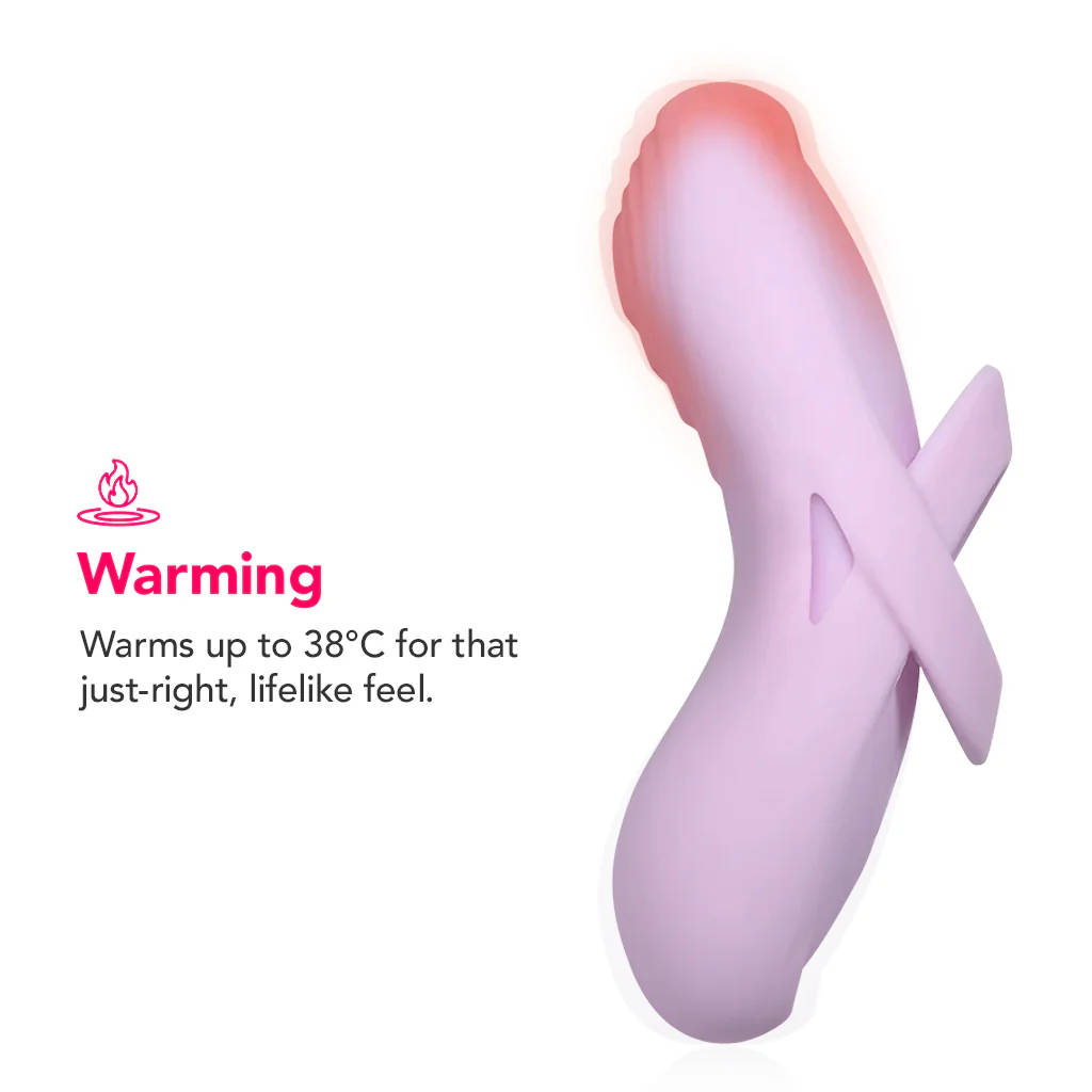 Echo 2 Flexible Panty and Finger Vibe in Pink Lilac - Image 5