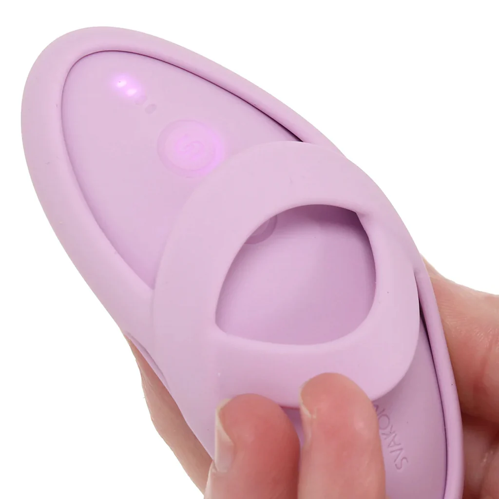 Echo 2 Flexible Panty and Finger Vibe in Pink Lilac - Image 6
