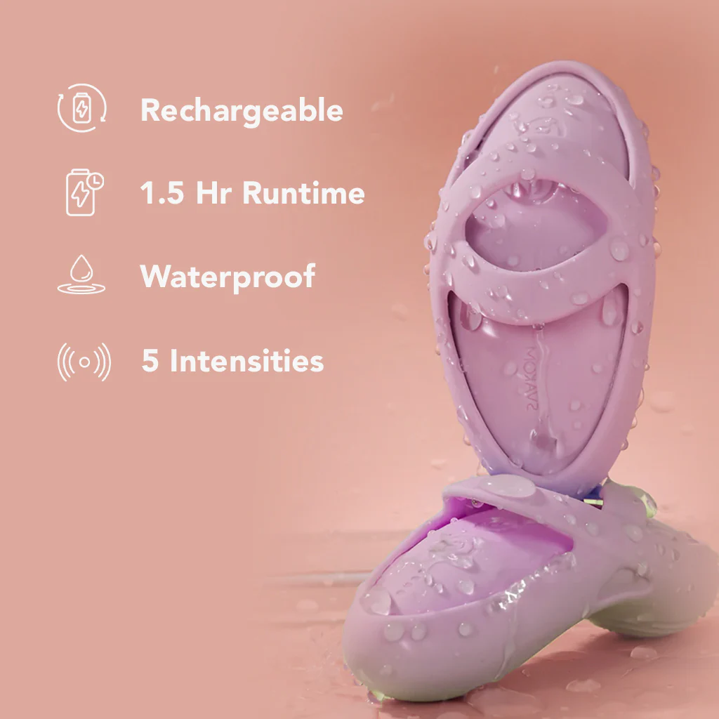 Echo 2 Flexible Panty and Finger Vibe in Pink Lilac - Image 7