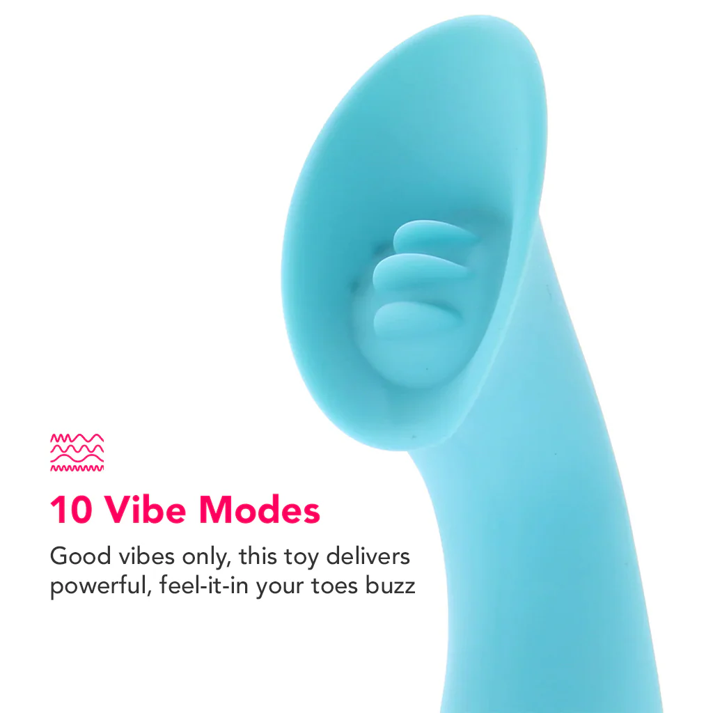 Eden Silicone Climaxer Vibe in Teal - Image 2