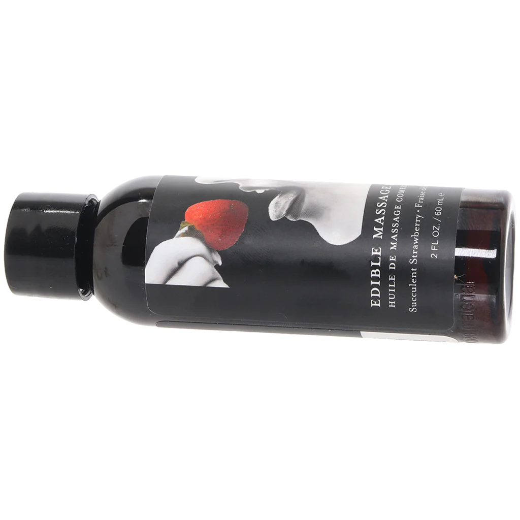 Edible Massage Oil 2oz/60ml in Strawberry - Image 5