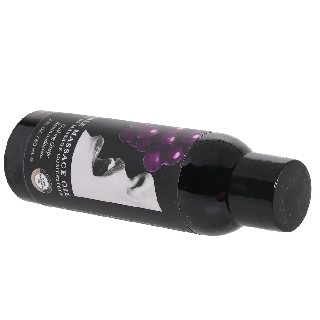 Edible Massage Oil 2oz/60ml in Gushing Grape - Image 3