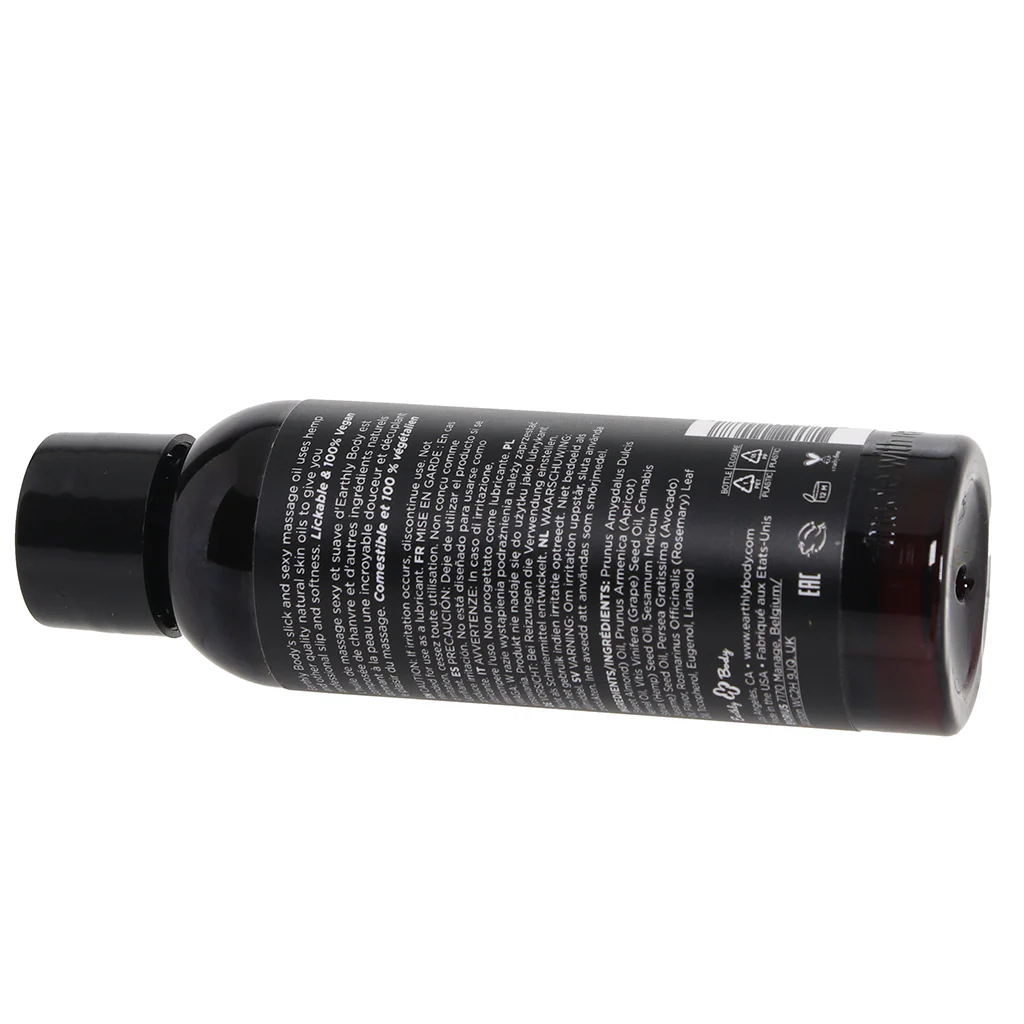 Edible Massage Oil 2oz/60ml in Gushing Grape - Image 7