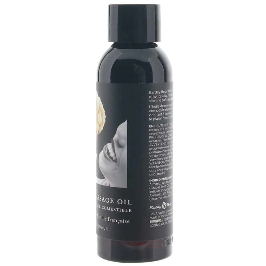 Edible Massage Oil 2oz/60ml in Vanilla - Image 3