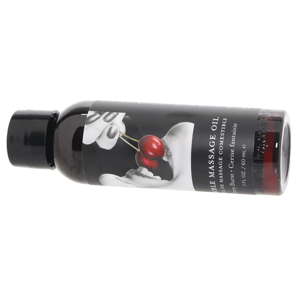 Edible Massage Oil 2oz/60ml in Cherry Burst - Image 5