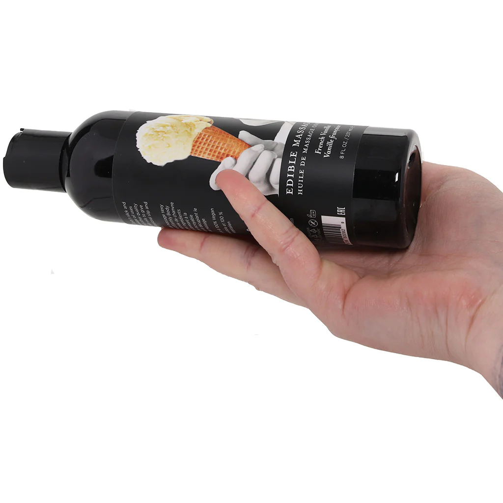 Edible Massage Oil 8oz/236ml in Vanilla - Image 4
