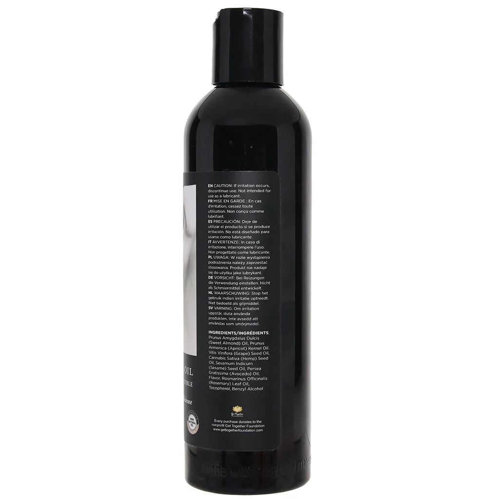Edible Massage Oil 8oz/236ml in Vanilla - Image 8