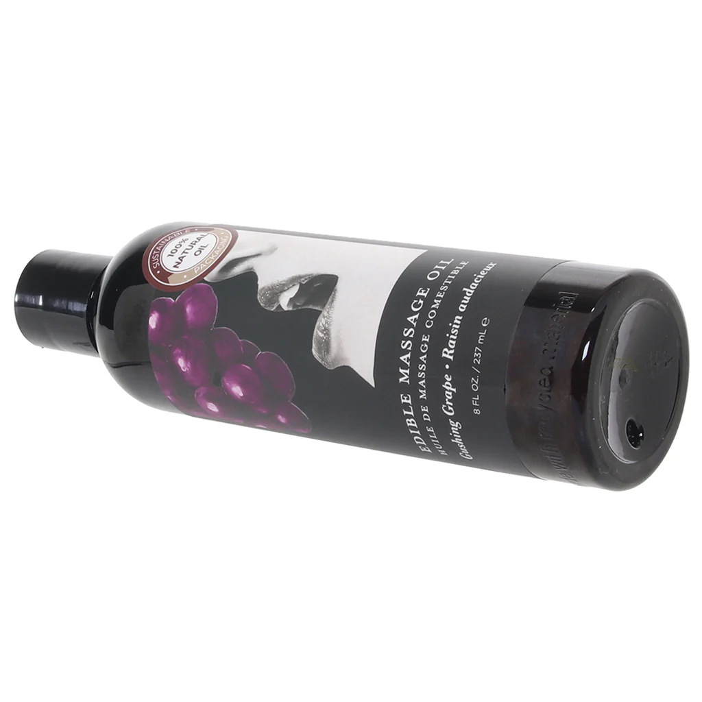 Edible Massage Oil 8oz/236ml in Gushing Grape - Image 5