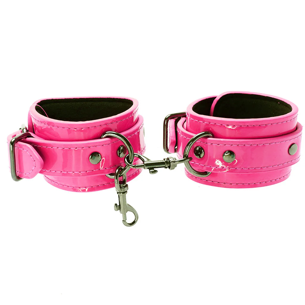 Electra Play Things Ankle Cuffs in Neon Pink - Image 5