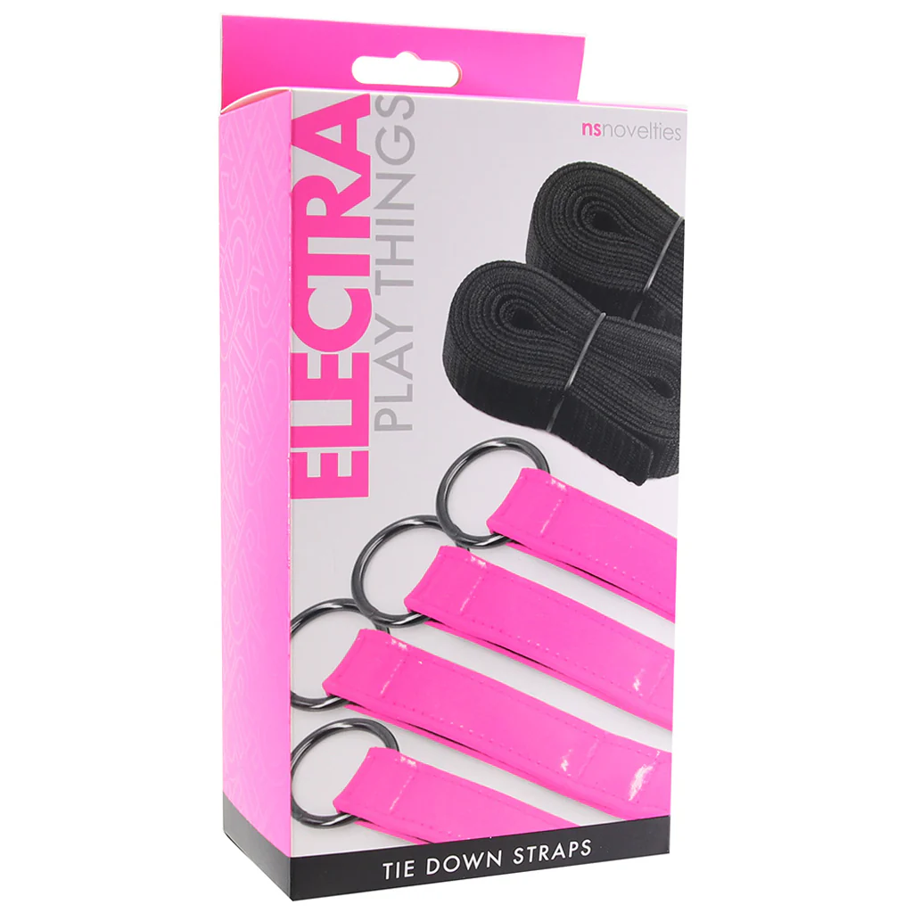 Electra Play Things Bed Restraint Straps in Neon Pink - Image 6