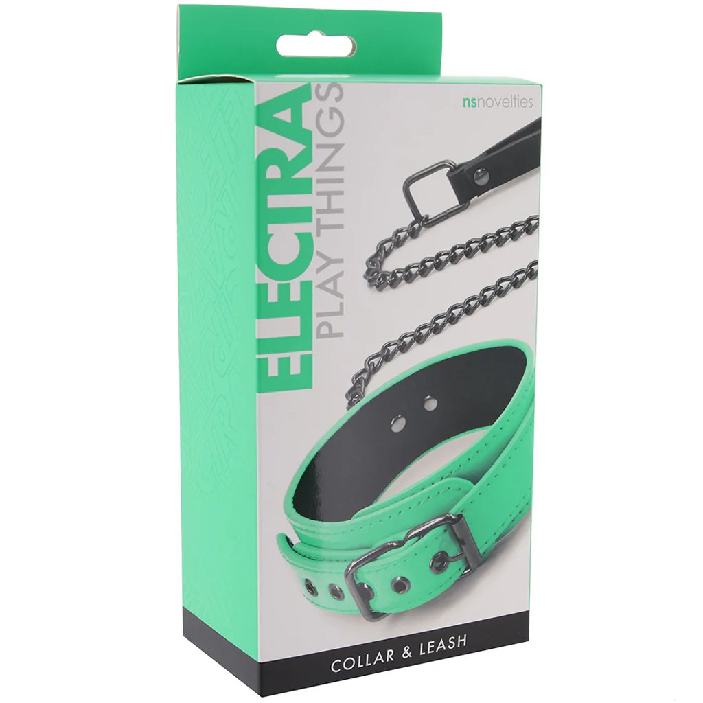 Electra Play Things Collar & Leash in Neon Green - Image 6