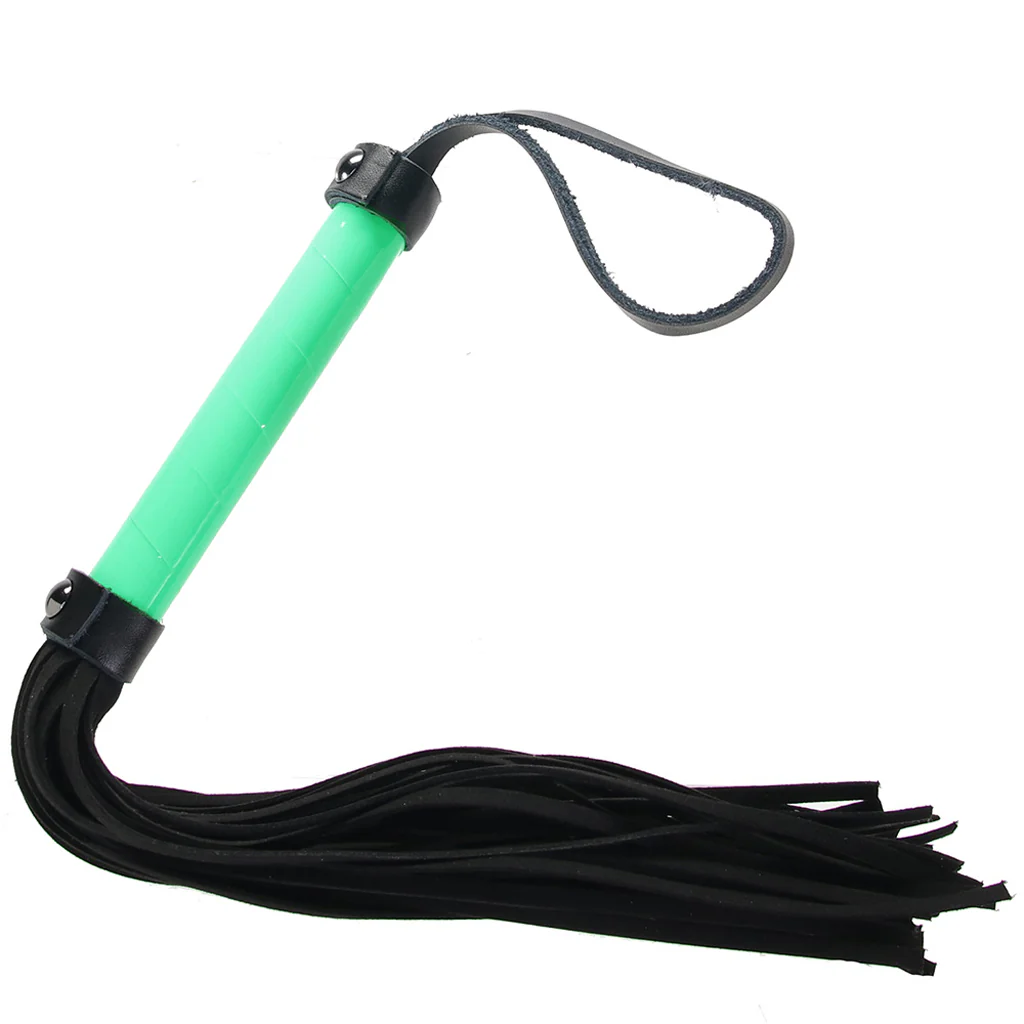 Electra Play Things Flogger in Neon Green - Image 3