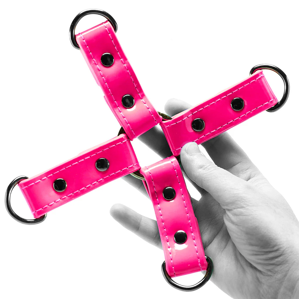 Electra Play Things Hog Tie in Neon Pink - Image 4