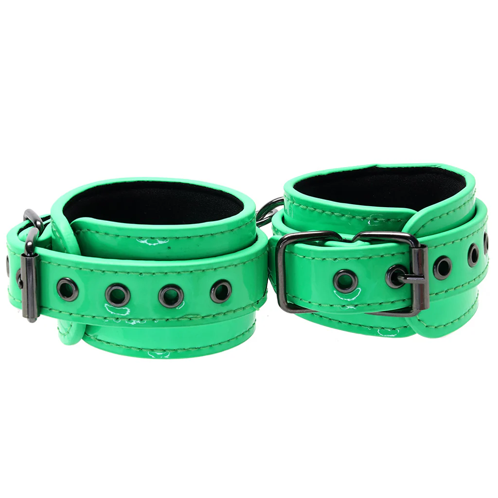Electra Play Things Wrist Cuffs in Neon Green - Image 3