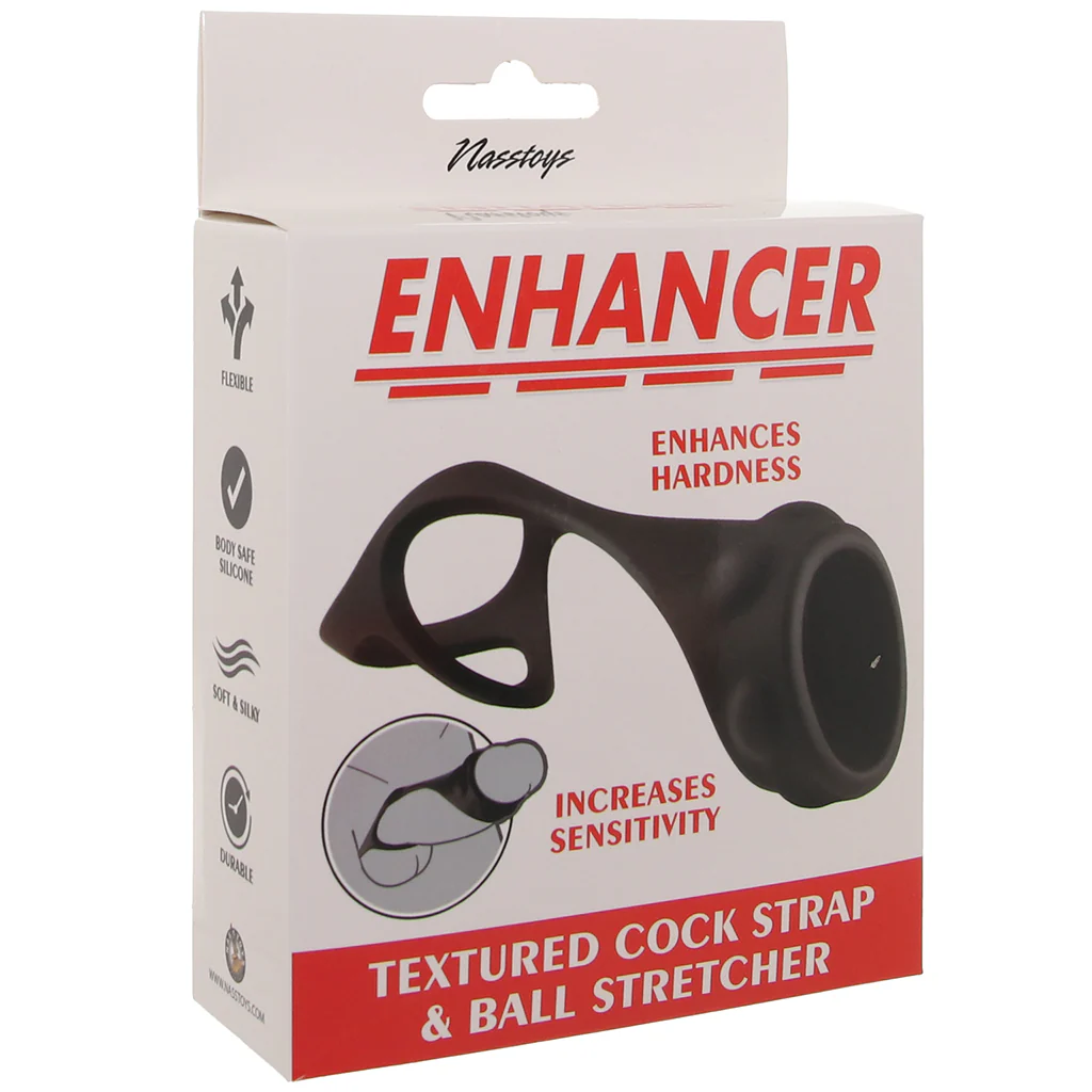 Enhancer Textured Cock Strap & Ball Stretcher - Image 9