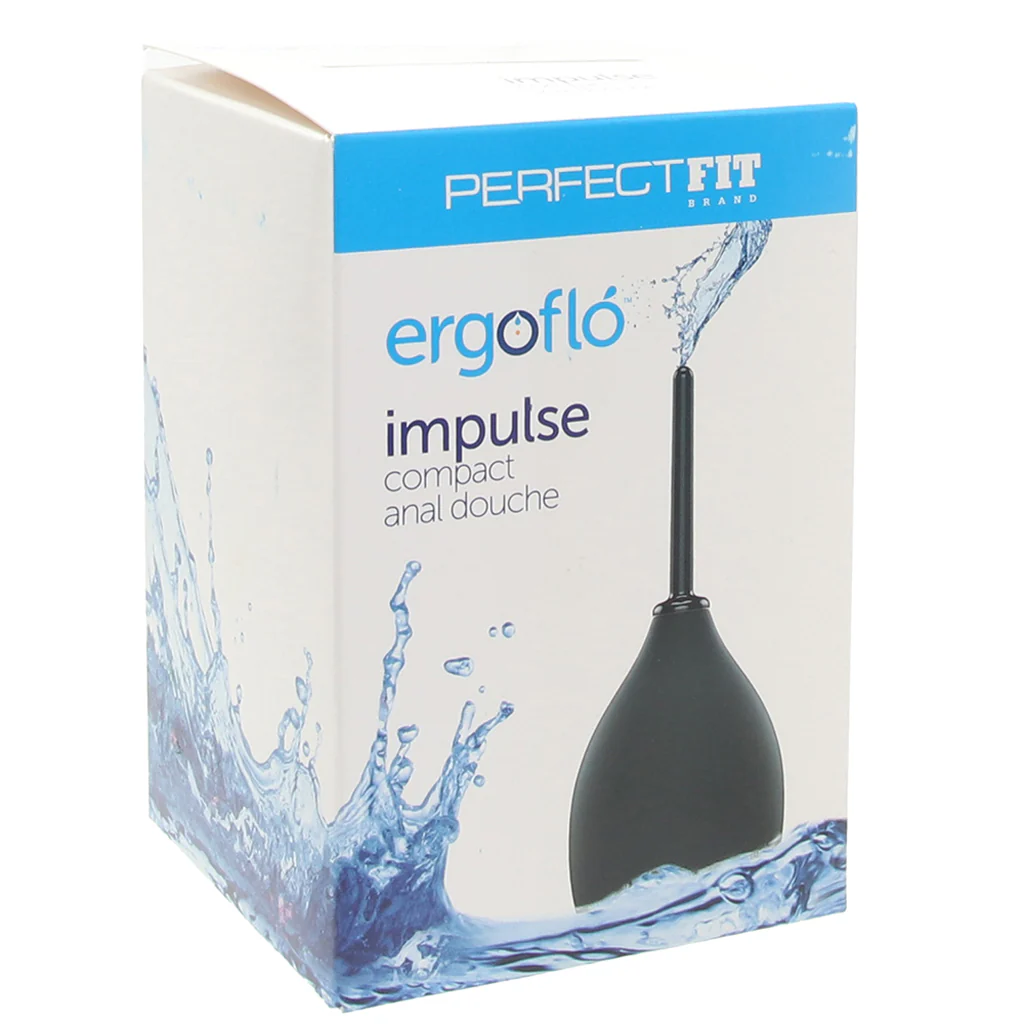 Ergoflo Impulse Compact Anal Douche in Black - Image 6