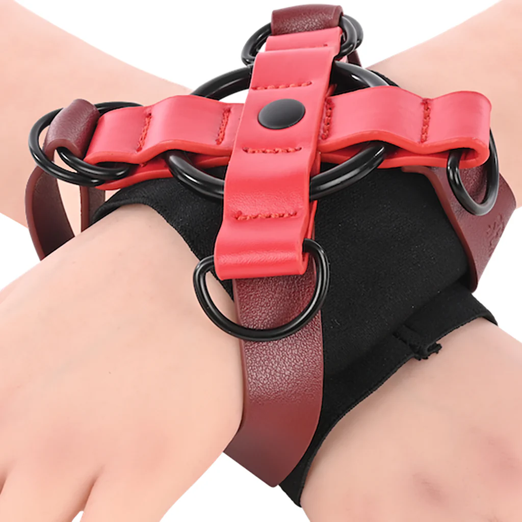 Ex's & Oh's Cross Wrist Cuffs - Image 5