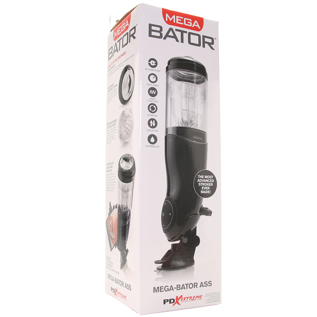 Extreme Mega-Bator Ass in Black/Clear - Image 9
