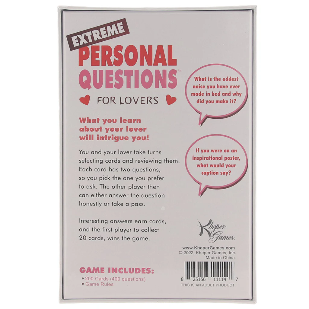 Extreme Personal Questions For Lovers Game - Image 5