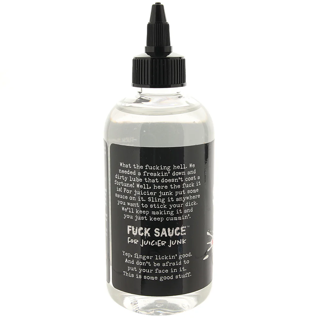 F**k Sauce Water Based Lube 8oz/236.6ml - Image 2