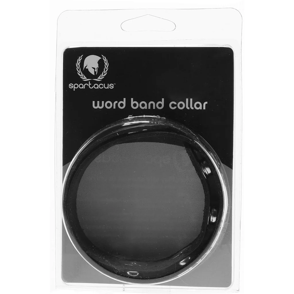 F**k Me Leather Word Band Collar - Image 6